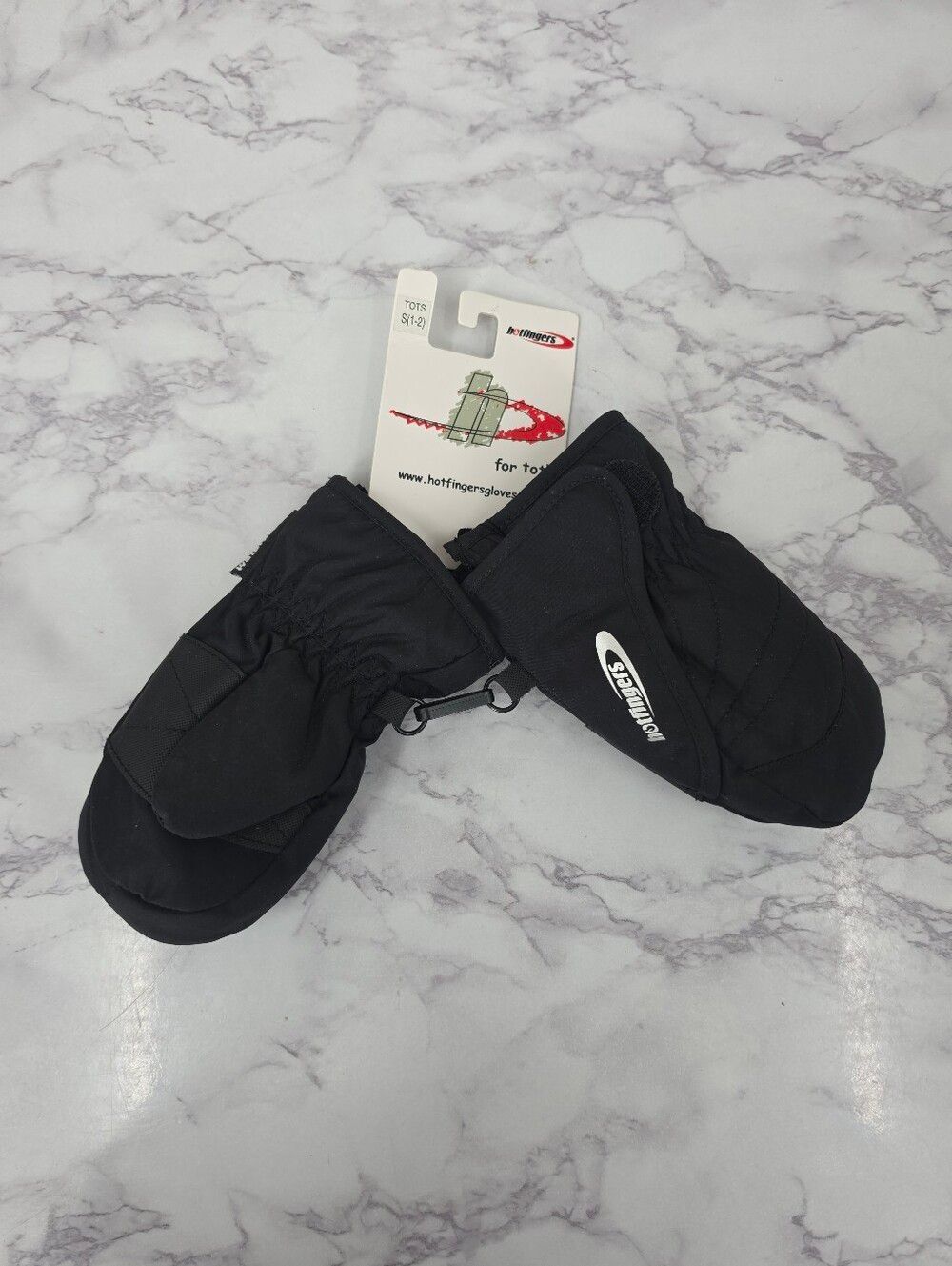 Hotfingers Black Toddler Insulated Mittens Gloves NEW